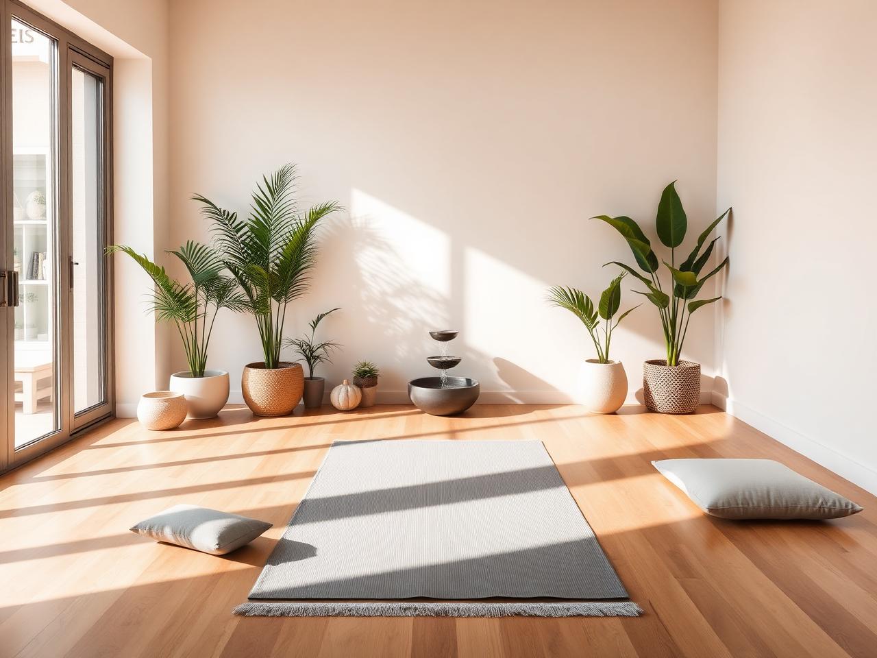 Home wellness / meditation room